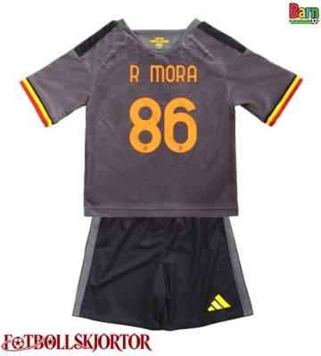 AS Roma Rodrigo Mora #86 Tredje Kläder Barn 2026-27 Kortärmad (+ Korta byxor)
